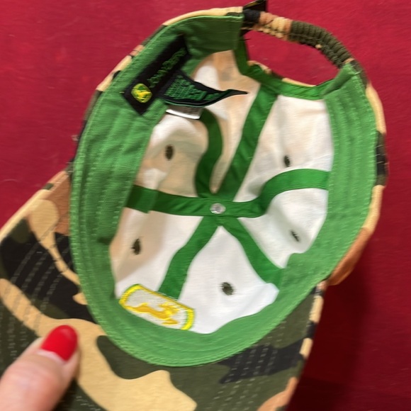 John Deere CAMOUFLAGE HAT toddler KIDS cap cotton farmer hunter boys kids cap - Picture 12 of 12